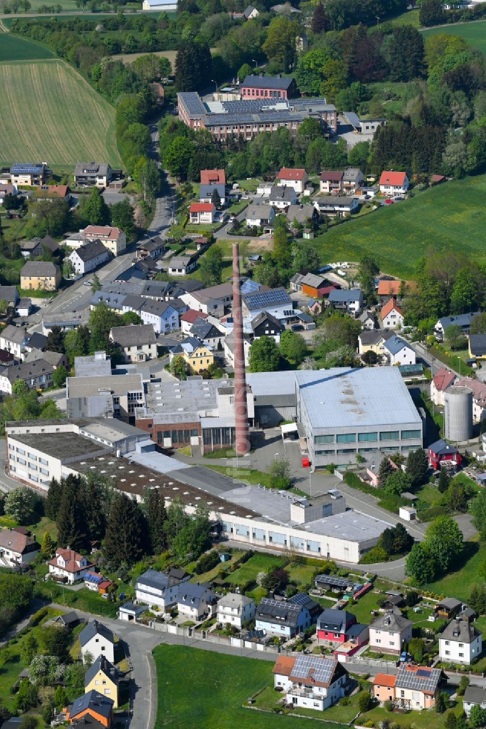 Luftbild Stammbach - Werksgelände der E. Schoepf GmbH & Co KG in Stammbach im Bundesland Bayern, Deutschland