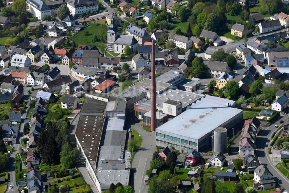 Luftaufnahme Stammbach - Werksgelände der E. Schoepf GmbH & Co KG in Stammbach im Bundesland Bayern, Deutschland