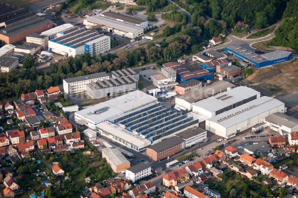 Luftbild Thale - Werksgelände der Schunk Sintermetalltechnik GmbH in Thale im Bundesland Sachsen-Anhalt, Deutschland