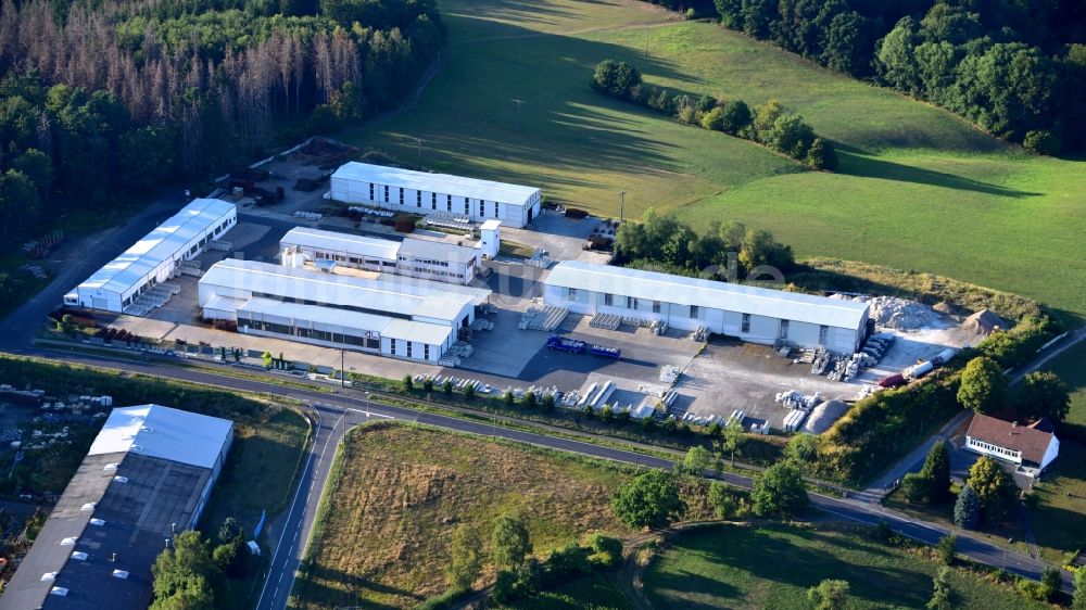 Luftbild Schöneberg - Werksgelände der SELING Beton-Naturstein GmbH in Schöneberg im Bundesland Rheinland-Pfalz, Deutschland