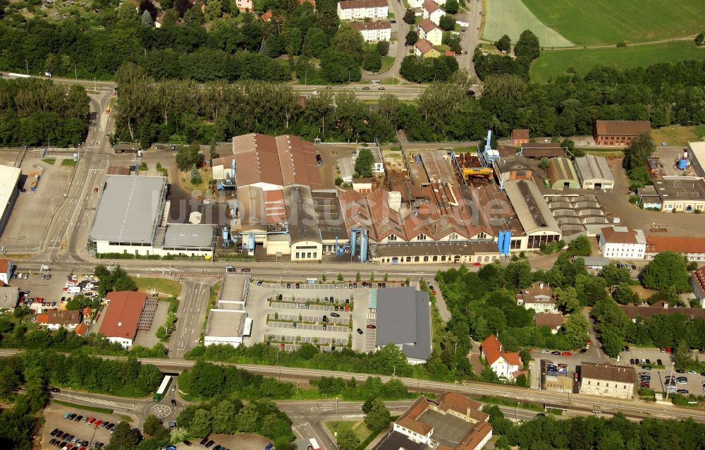 Luftbild Aalen - Werksgelände der SHW AG in Aalen im Bundesland Baden-Württemberg, Deutschland