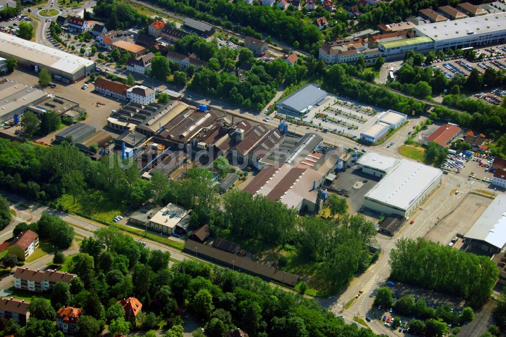 Aalen von oben - Werksgelände der SHW AG in Aalen im Bundesland Baden-Württemberg, Deutschland