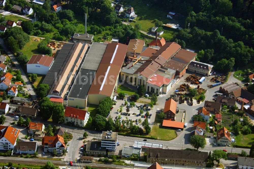 Luftbild Königsbronn - Werksgelände der SHW AG in Königsbronn im Bundesland Baden-Württemberg, Deutschland