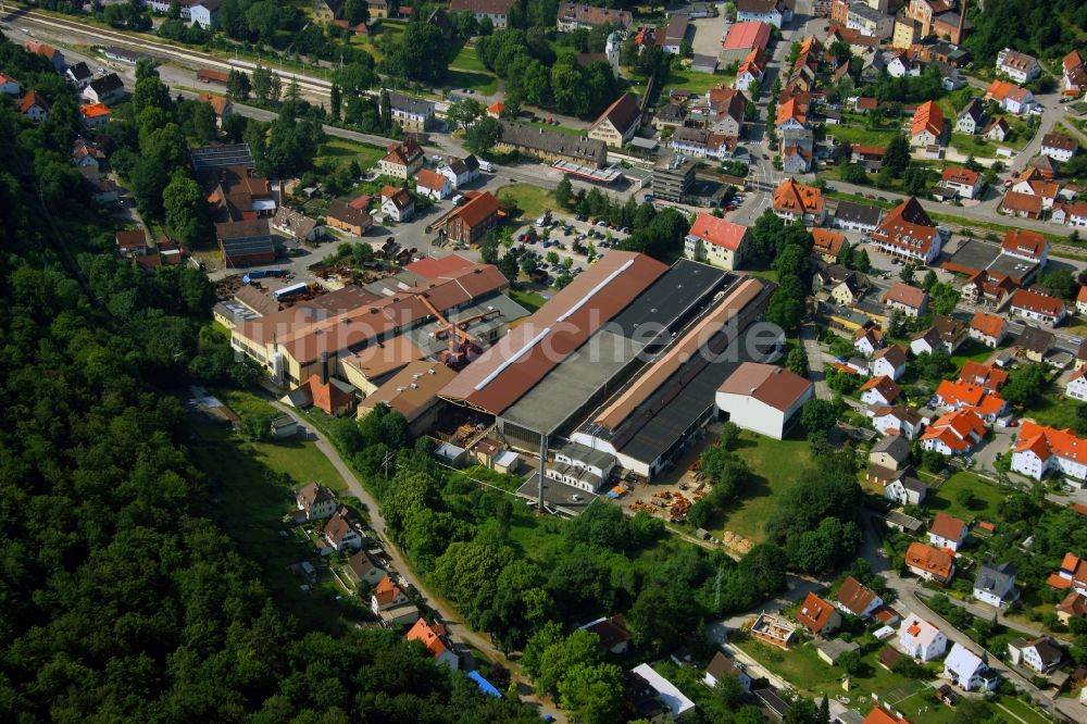 Königsbronn von oben - Werksgelände der SHW AG in Königsbronn im Bundesland Baden-Württemberg, Deutschland