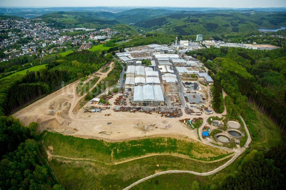 Luftaufnahme Ennepetal - Werksgelände der Siegfried Jacob Metallwerke GmbH & Co. KG an der Jacobstraße in Ennepetal im Bundesland Nordrhein-Westfalen