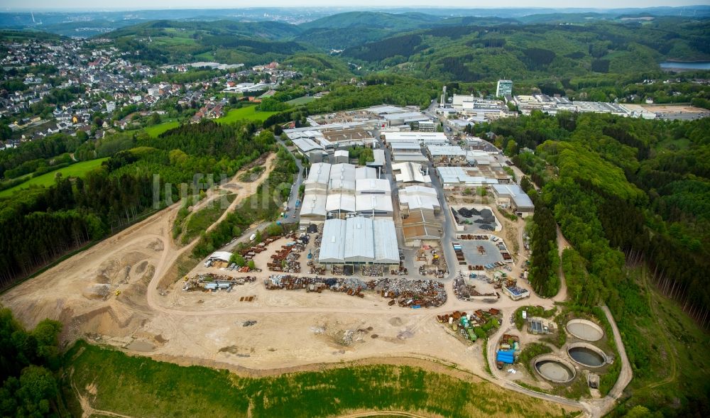 Ennepetal von oben - Werksgelände der Siegfried Jacob Metallwerke GmbH & Co. KG an der Jacobstraße in Ennepetal im Bundesland Nordrhein-Westfalen