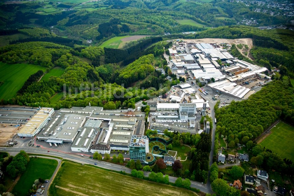 Luftbild Ennepetal - Werksgelände der Siegfried Jacob Metallwerke GmbH & Co. KG an der Jacobstraße in Ennepetal im Bundesland Nordrhein-Westfalen