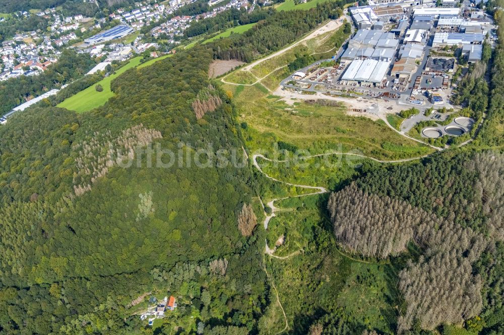 Ennepetal von oben - Werksgelände der Siegfried Jacob Metallwerke GmbH & Co. KG an der Jacobstraße in Ennepetal im Bundesland Nordrhein-Westfalen