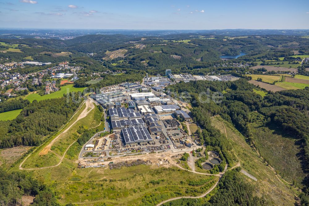 Luftbild Ennepetal - Werksgelände der Siegfried Jacob Metallwerke GmbH & Co. KG an der Jacobstraße in Ennepetal im Bundesland Nordrhein-Westfalen, Deutschland