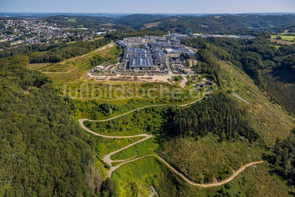 Ennepetal von oben - Werksgelände der Siegfried Jacob Metallwerke GmbH & Co. KG an der Jacobstraße in Ennepetal im Bundesland Nordrhein-Westfalen, Deutschland