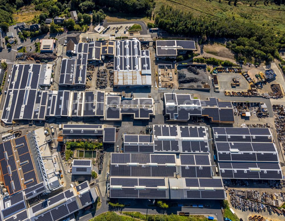 Ennepetal von oben - Werksgelände der Siegfried Jacob Metallwerke GmbH & Co. KG an der Jacobstraße in Ennepetal im Bundesland Nordrhein-Westfalen, Deutschland