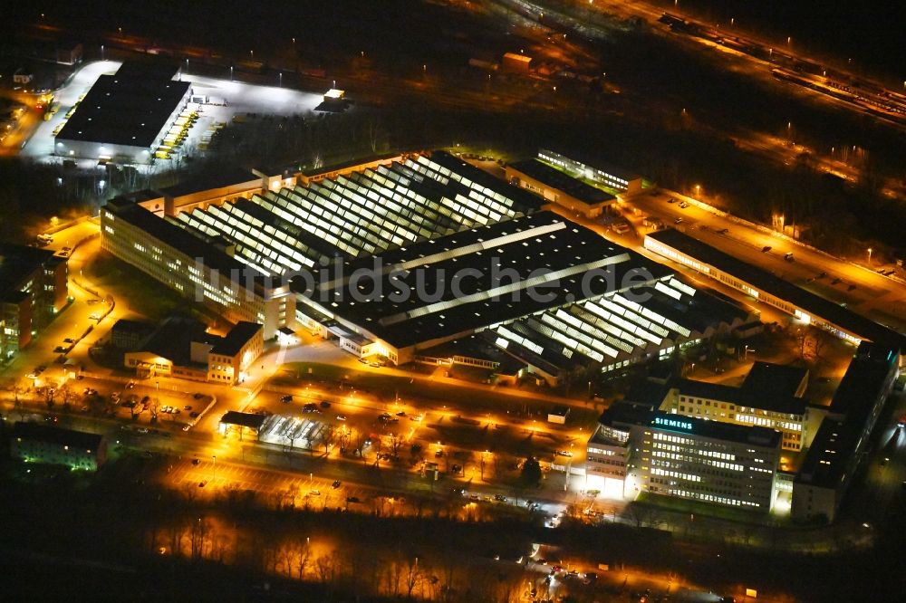 Braunschweig von oben - Werksgelände der Siemens Aktiengesellschaft an der Ackerstraße in Braunschweig im Bundesland Niedersachsen, Deutschland