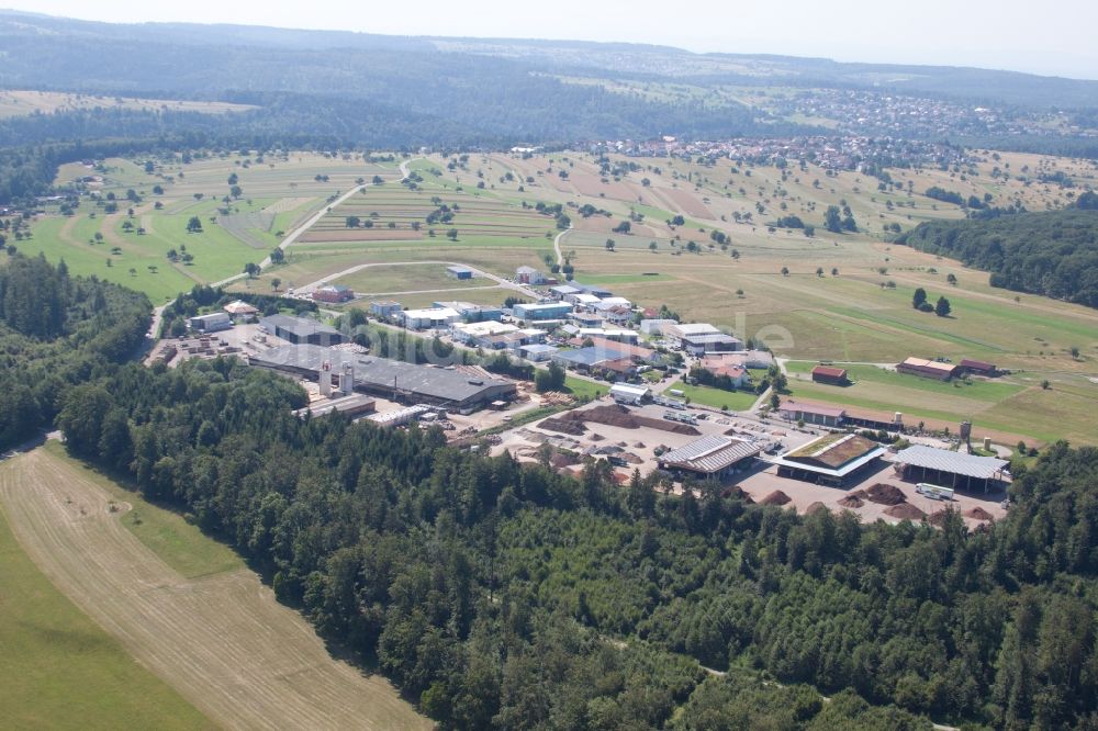 Luftaufnahme Marxzell - Werksgelände der sIH – Holzindustrie GmbH & Co. KG (4 B Holzelemente) in Marxzell im Bundesland Baden-Württemberg