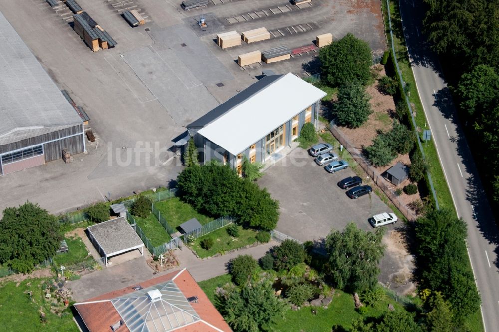 Luftbild Marxzell - Werksgelände der sIH – Holzindustrie GmbH & Co. KG (4 B Holzelemente) in Marxzell im Bundesland Baden-Württemberg