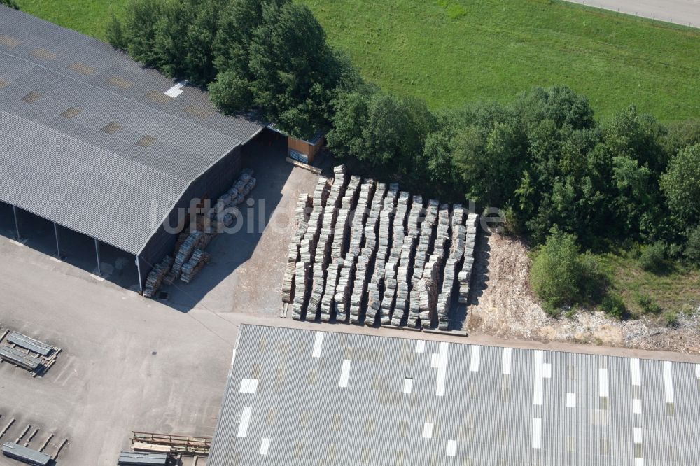 Luftaufnahme Marxzell - Werksgelände der sIH – Holzindustrie GmbH & Co. KG (4 B Holzelemente) in Marxzell im Bundesland Baden-Württemberg