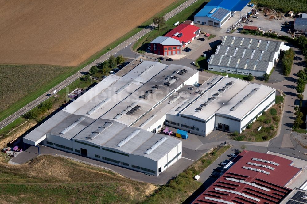 Luftaufnahme Schöntal - Werksgelände der SMW Druckgießtechnik GmbH an der Rudolf-Diesel-Straße in Schöntal im Bundesland Baden-Württemberg, Deutschland