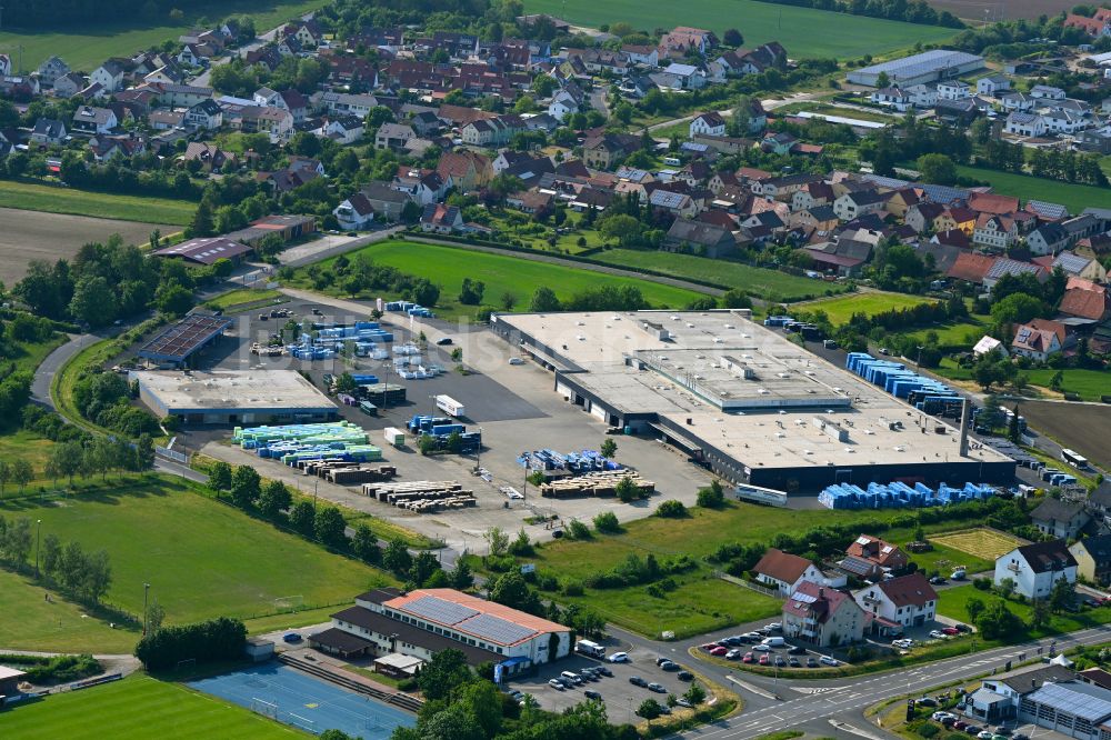 Grettstadt von oben - Werksgelände der sprintBOX GmbH in Grettstadt im Bundesland Bayern, Deutschland