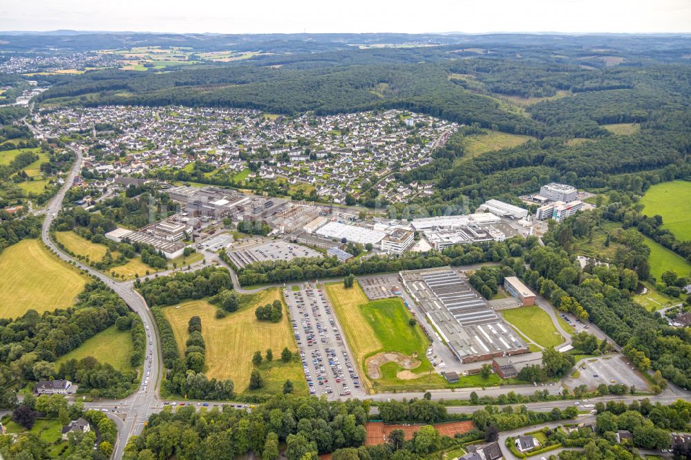 Luftbild Warstein - Werksgelände der Stahl-Armaturen PERSTA GmbH in Warstein im Bundesland Nordrhein-Westfalen