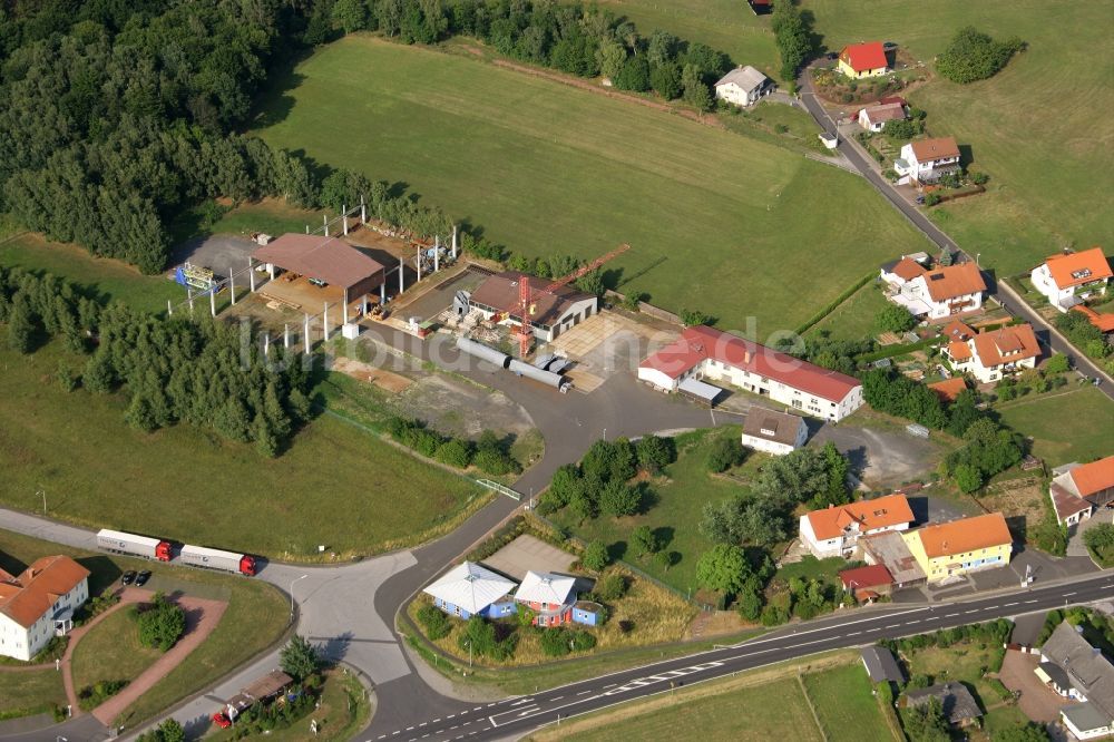 Luftbild Schildeck - Werksgelände der Tank- u. Stahlbau Abersfelder GmbH & Co. KG in Schildeck im Bundesland Bayern, Deutschland