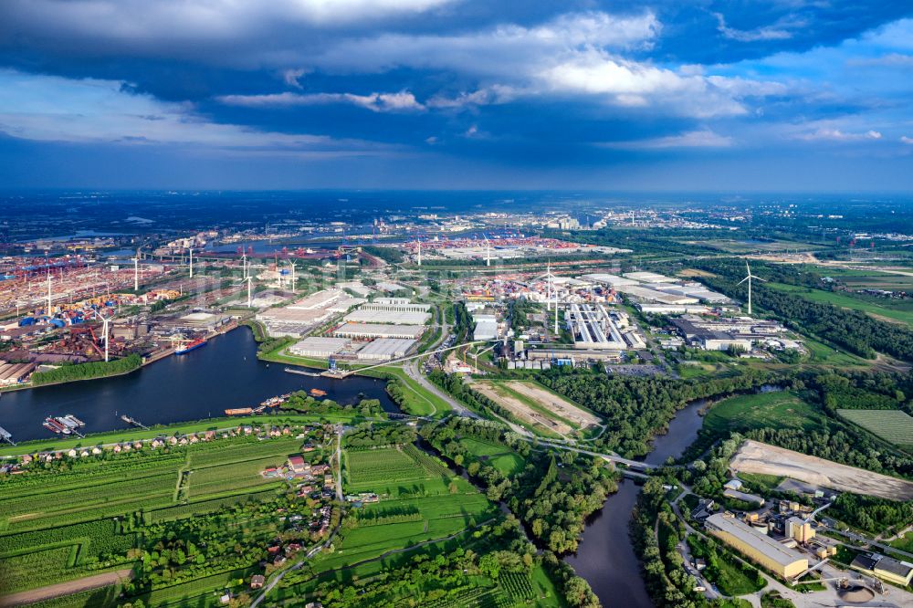 Luftbild Hamburg - Werksgelände der Trimet Aluminium SE in Hamburg im Bundesland Hamburg, Deutschland