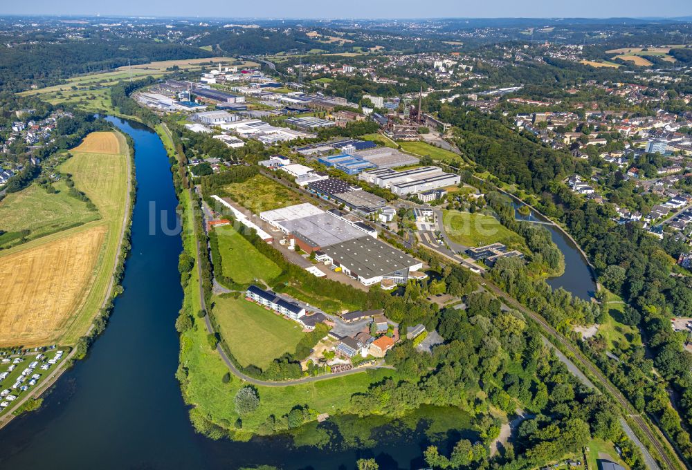 Luftbild Hattingen - Werksgelände der Turbon AG in Hattingen im Bundesland Nordrhein-Westfalen, Deutschland