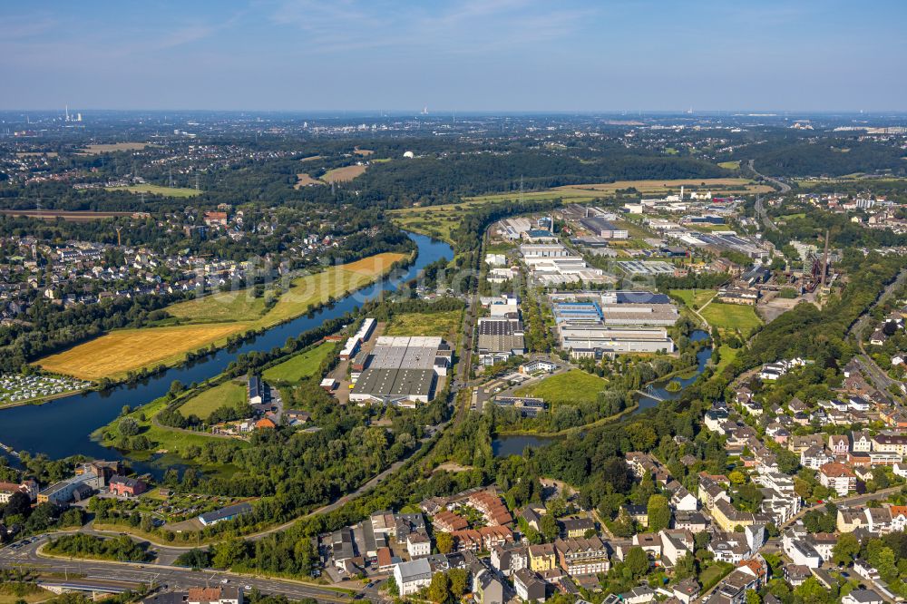 Luftaufnahme Hattingen - Werksgelände der Turbon AG in Hattingen im Bundesland Nordrhein-Westfalen, Deutschland