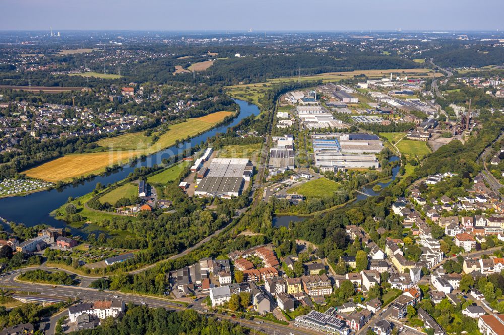 Hattingen von oben - Werksgelände der Turbon AG in Hattingen im Bundesland Nordrhein-Westfalen, Deutschland