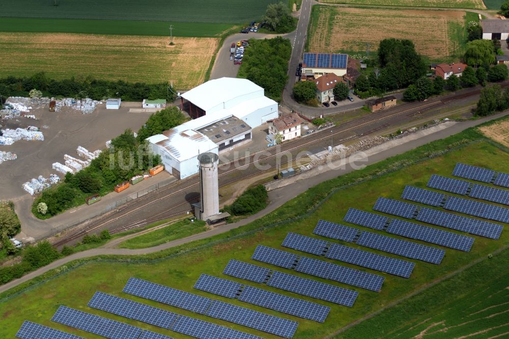 Luftbild Morschheim - Werksgelände der Veolia Umweltservice GmbH in Morschheim im Bundesland Rheinland-Pfalz, Deutschland