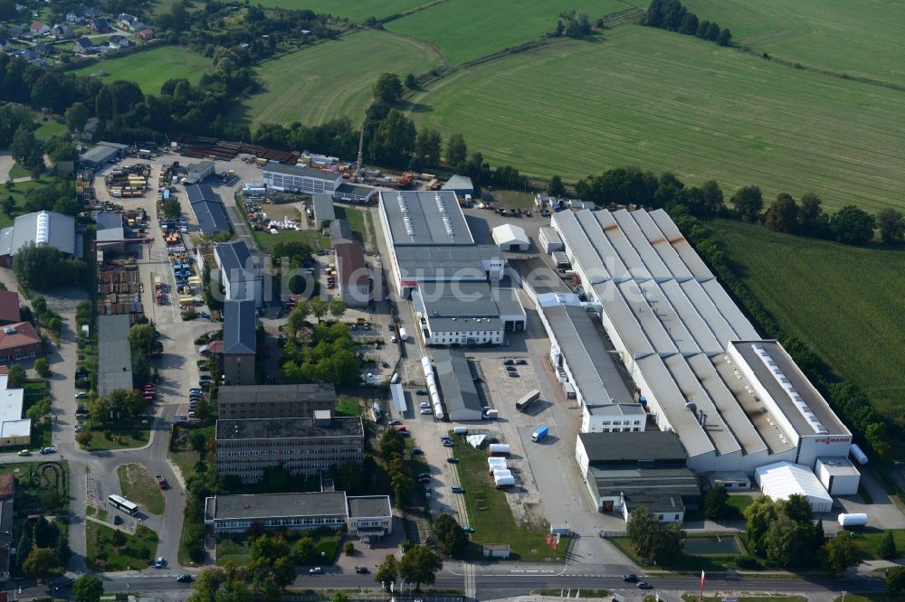 Luftbild Mittenwalde - Werksgelände der Viessmann Industriekessel Mittenwalde GmbH in Mittenwalde im Bundesland Brandenburg