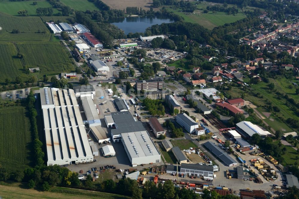 Luftbild Mittenwalde - Werksgelände der Viessmann Industriekessel Mittenwalde GmbH in Mittenwalde im Bundesland Brandenburg