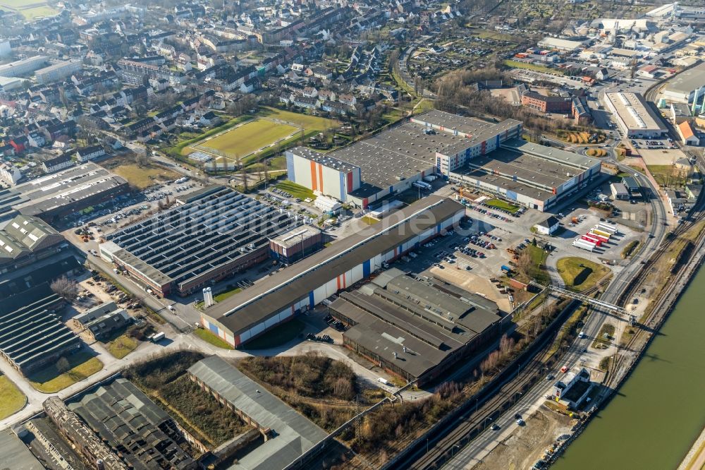 Luftaufnahme Hamm - Werksgelände der voestalpine Böhler Welding Group GmbH in Hamm im Bundesland Nordrhein-Westfalen, Deutschland