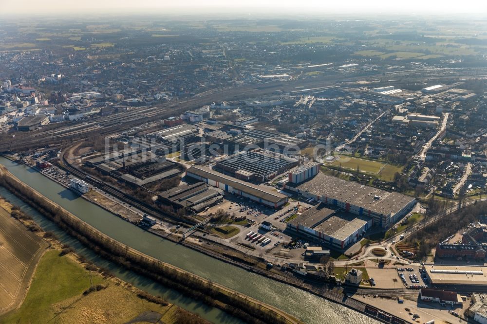 Hamm von oben - Werksgelände der voestalpine Böhler Welding Group GmbH in Hamm im Bundesland Nordrhein-Westfalen, Deutschland