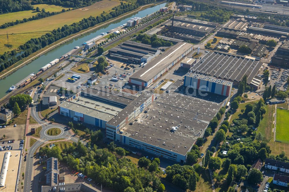 Luftaufnahme Hamm - Werksgelände der voestalpine Böhler Welding Group GmbH in Hamm im Bundesland Nordrhein-Westfalen, Deutschland