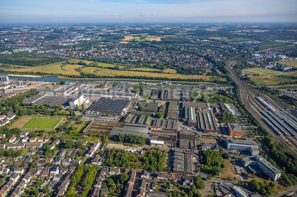 Hamm von oben - Werksgelände der voestalpine Böhler Welding Group GmbH in Hamm im Bundesland Nordrhein-Westfalen, Deutschland