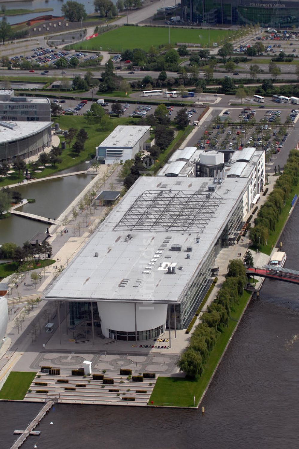 Luftbild Wolfsburg - Werksgelände der Volkswagen - Werke in Wolfsburg