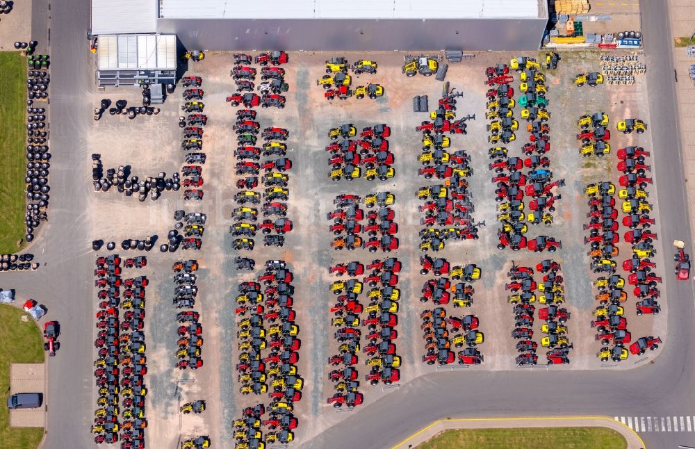 Luftaufnahme Korbach - Werksgelände der Weidemann GmbH in Korbach im Bundesland Hessen, Deutschland