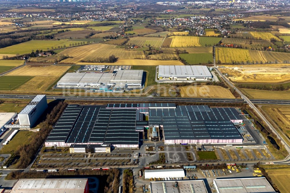 Luftbild Bönen - Werksgelände der Welser Profile Deutschland GmbH in Bönen im Bundesland Nordrhein-Westfalen, Deutschland