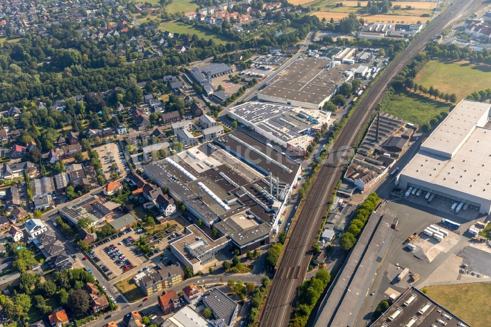 Luftbild Ahlen - Werksgelände der Winkelmann Group GmbH + Co. KG in Ahlen im Bundesland Nordrhein-Westfalen, Deutschland