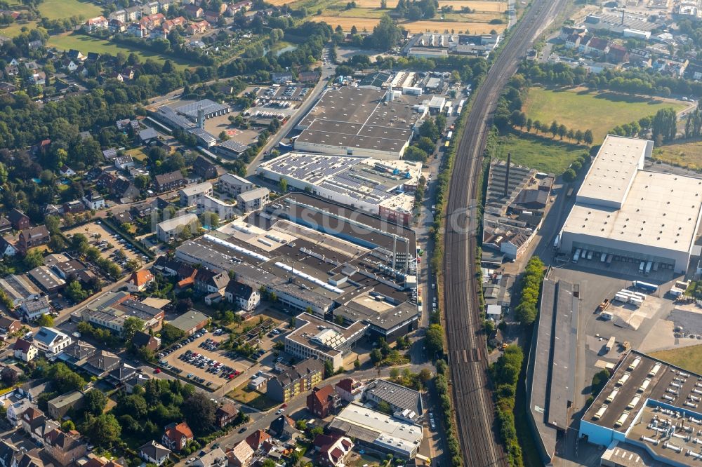 Luftbild Ahlen - Werksgelände der Winkelmann Group GmbH + Co. KG in Ahlen im Bundesland Nordrhein-Westfalen, Deutschland