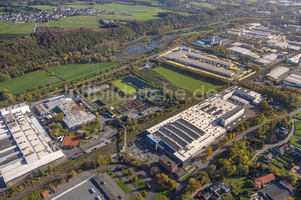 Hagen aus der Vogelperspektive: Werksgelände der C.D. Wälzholz GmbH & Co. KG an der Feldmühlenstraße in Hagen im Bundesland Nordrhein-Westfalen, Deutschland