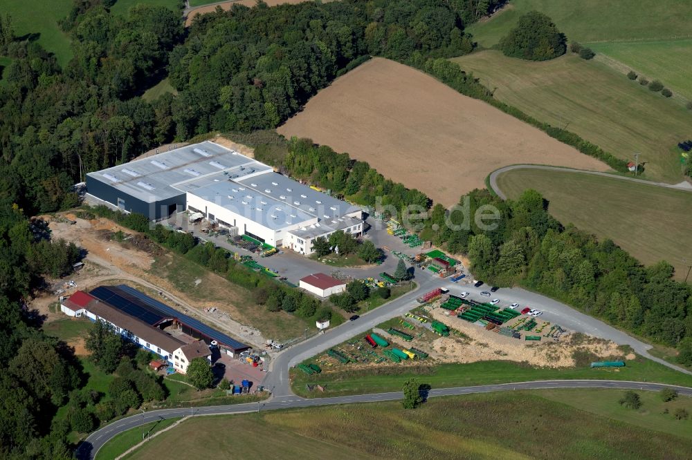 Luftbild Ravenstein - Werksgelände der Zürn Harvesting GmbH & Co. KG in der Eichenstraße in Ravenstein im Bundesland Baden-Württemberg, Deutschland