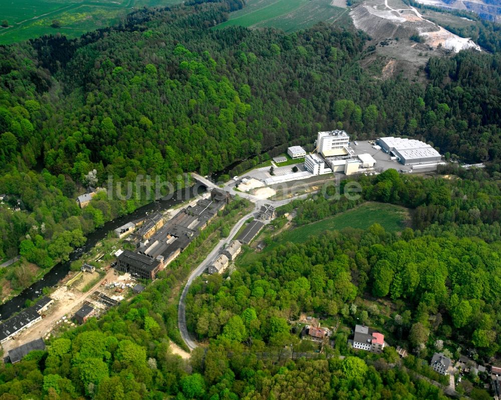 Luftbild Mohsdorf - Werksgelände Zschimmer & Schwarz Mohsdorf GmbH & Co. KG in Mohsdorf im Bundesland Sachsen, Deutschland