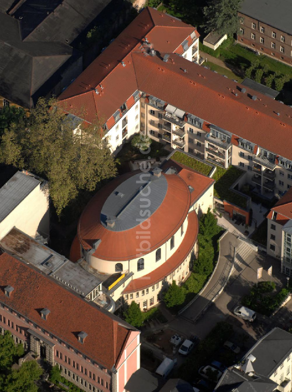 Potsdam aus der Vogelperspektive: Werner-Alfred-Bad und Seniorenresidenz in Potsdam