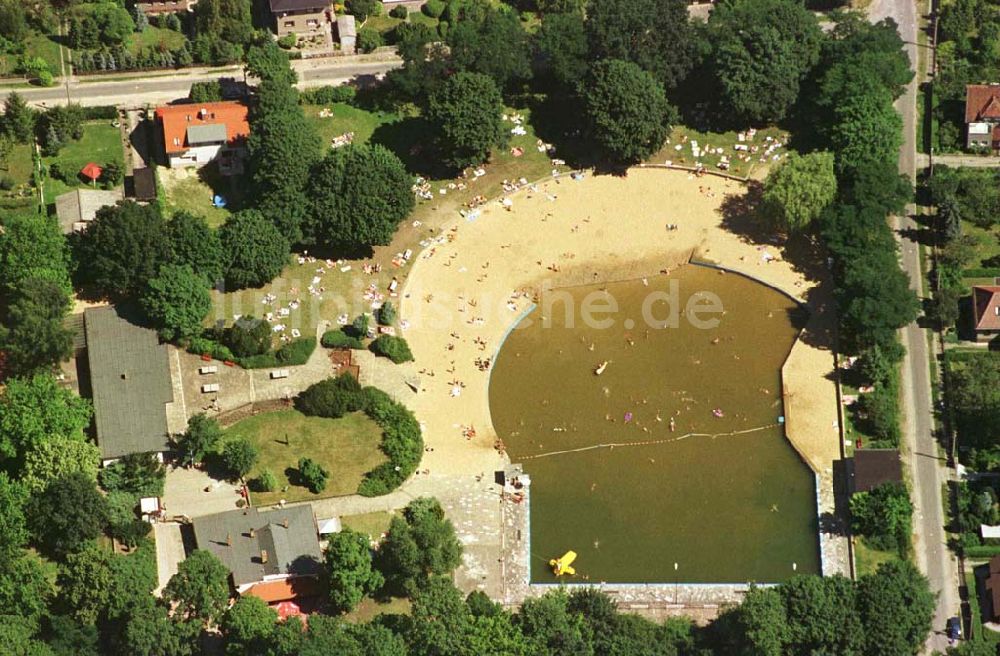 Luftbild Berlin - Hellersdorf - Wernerbad in Berlin-Hellersdorf / Mahlsdorf.