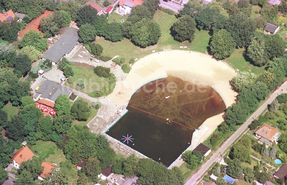 Luftaufnahme Mahlsdorf - Wernerbad in Berlin-Mahlsdorf