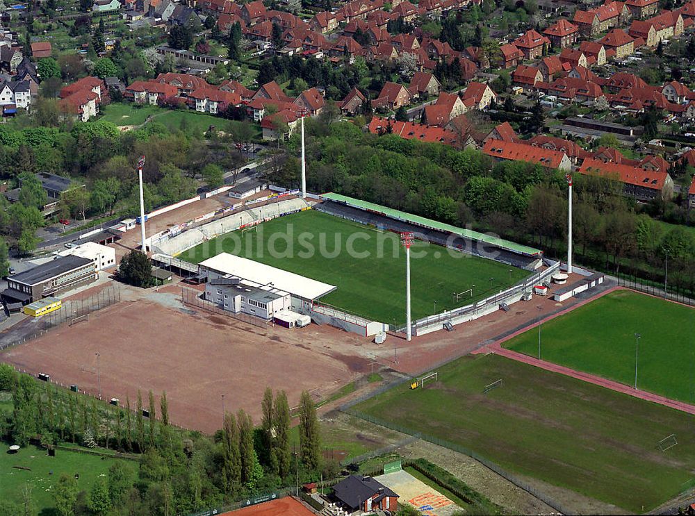 Luftbild Ahlen - Wersestadion - Heimstätte von Rot Weiss Ahlen