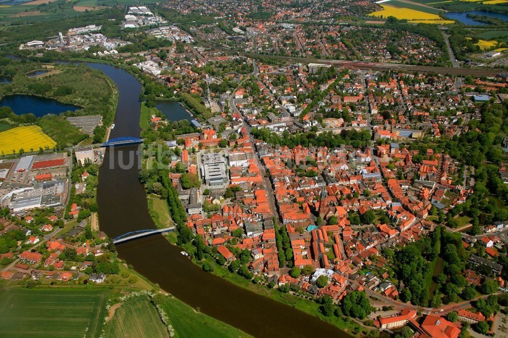 Luftbild Nienburg - Weser in Nienburg im Bundesland Niedersachsen