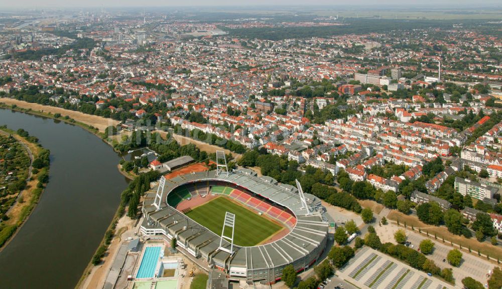 Bremen von oben - Weserstadion Bremen