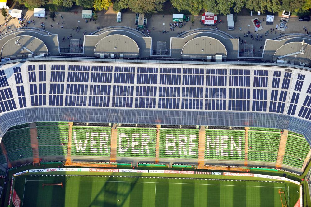 Luftaufnahme Bremen - Weserstadion in Bremen