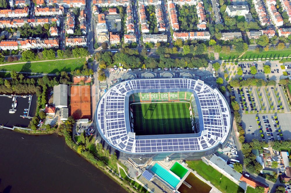 Luftbild Bremen - Weserstadion in Bremen